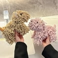 thumbnail image 6 of Cute Puppy Chenille Hand Towel, Cute Cartoon Dog Plush Fuzzy Ball Hand Towel, Super Absorbent Hanging Kitchen & Bathroom Towels for Kids, Soft Hand Drying Puff for Bath, Washstand, 6 of 8