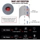 thumbnail image 3 of Alarma inteligente antirrobo para bicicleta, luz trasera recargable para bicicleta, bocina eléctrica de advertencia, localizador de bicicletas con control remoto, accesorios eléctricos impermeables para bicicletas de montaña/ciudad Rojo Verde, 3 of 5