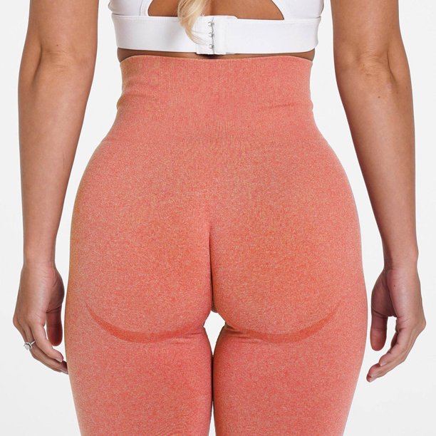  High Waisted Yoga Pants for Womens Soft Tummy Control Leggings  Pants No See Through Athletic Pants Workout Shapewear Pants Orange :  Clothing, Shoes & Jewelry