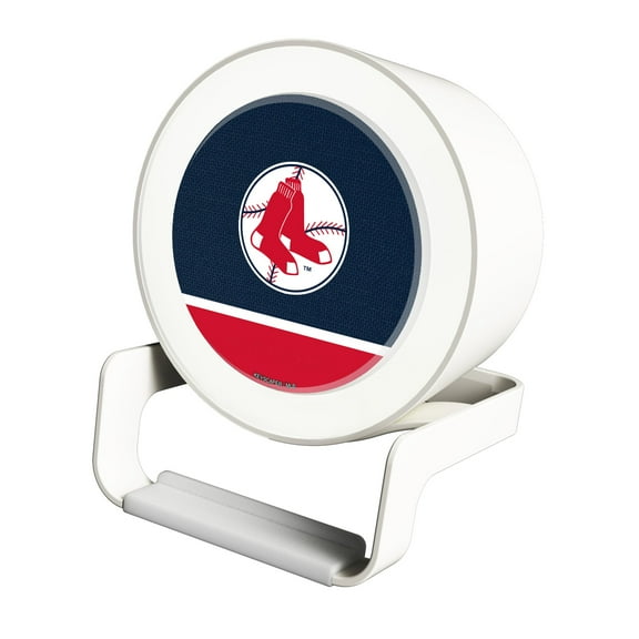 Boston Red Sox Cooperstown Team Logo Night Light Charger with Bluetooth Speaker