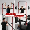 thumbnail image 4 of GloryStar Support Pliant pour Squats, Support Mural pour Squats Capacité de 1000 Lb, Support Pliable pour Squats 2,36 Pouces X 2,36 Pouces pour Gym à la Maison avec Barre de Traction, Crochet en J, Landmine, 4 of 7