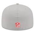 thumbnail image 4 of Men's New Era Gray Kansas City Chiefs 2025 Sideline  59FIFTY Fitted Hat, 4 of 5