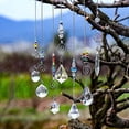 thumbnail image 4 of H&D 7pcs Crystal Rainbow Suncatcher Glass Bead Chain Hanging Pendant for Window, 4 of 5