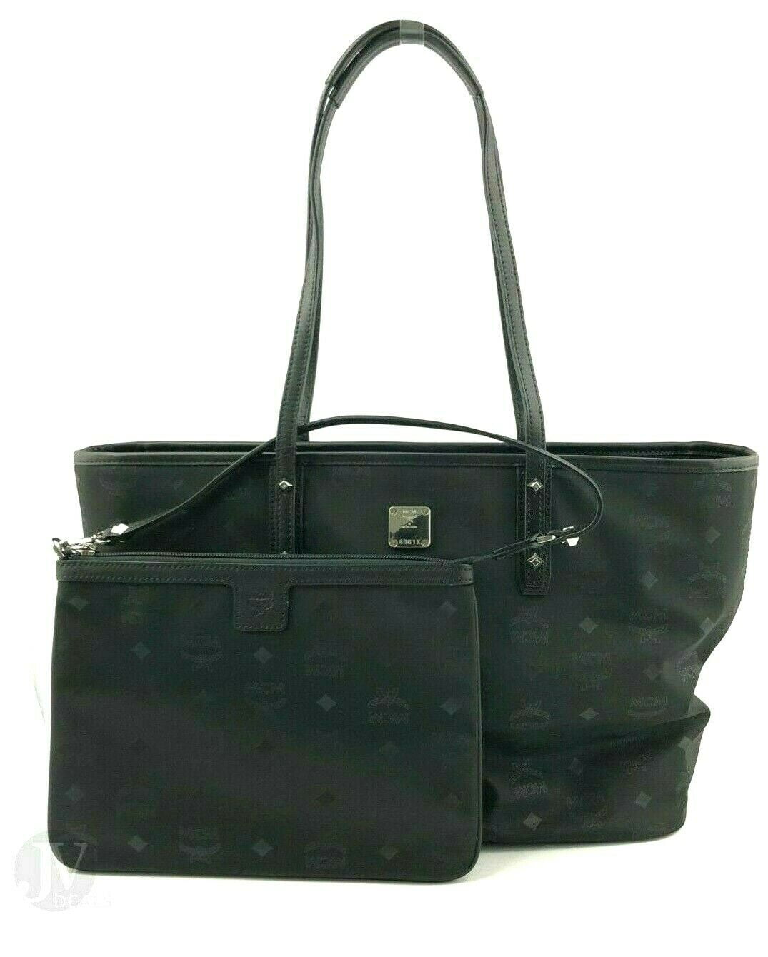 mcm nylon tote bag