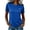 Blue, variant on Womens Running Shirts Summer Crewneck Short Sleeve Basic Tee Breathable Slim Dry Fit Shirts Workout Tops Athletic Sports Tshirts, Black L