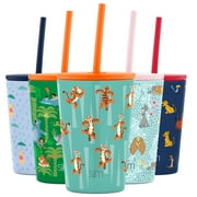 Simple Modern Disney Kids Cup 12oz Classic Tumbler with Lid and Silicone Straw - Vacuum Insulated Stainless Steel for Toddlers Girls Boys - Disney: Tigger