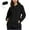 Black, variant on cocolona Rain Jacket for Women Waterproof Lightweight Zipper Hooded Raincoat Outdoor Hiking Windbreaker Jacket
