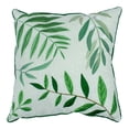 thumbnail image 1 of Cojín Decorativo Home Trends Cuadrado Hojas Blanco, 1 of 4