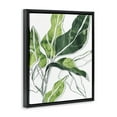 thumbnail image 2 of Stupell Industries Expressive Palm Linework Green Pop Detail Jet Black Framed Floating Canvas Wall Art, 24x30, by June Erica Vess, 2 of 5