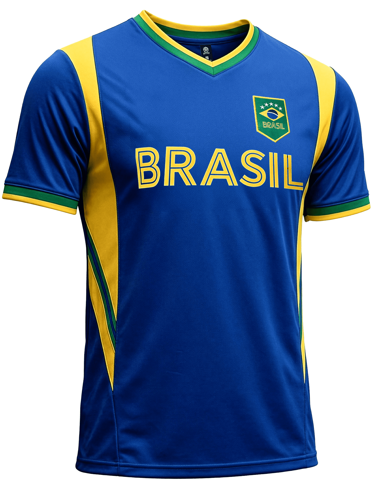 J4K Inc. Brasil Soccer Fan Jersey, Brazil Shirt 100% Polyester, YS-XXL, 1-Pack