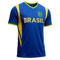 thumbnail image 3 of J4K Inc. Brasil Soccer Fan Jersey, Brazil Shirt 100% Polyester, YS-XXL, 1-Pack, 3 of 7