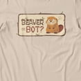 thumbnail image 3 of Disney Pixar Hoppers Beaver Or Bot Plaquard Men's T Shirt (Sand, S-3XL), 3 of 4