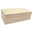 thumbnail image 3 of Caja de almacenamiento de madera con tapa deslizante, multiusos, para pasatiempos, joyas, etc. Longitud 20 cm, 3 of 9