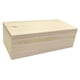 thumbnail image 3 of Caja de almacenamiento de madera con tapa deslizante, multiusos, para pasatiempos, joyas, etc. Longitud 20 cm, 3 of 9