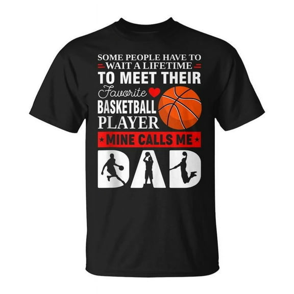 SR Retro My Favorite Basketball Player Calls Me Dad Fathers Day T-shirt