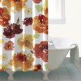 thumbnail image 5 of Fall Shower Curtain for Bathroom 72x72 inch Thankgiving Harvest Pumpkin Autumn Shower Curtain Orange Farmhouse Fall Color Shower Curtains for Bathroom Autumn Bathroom Fabric, 5 of 6