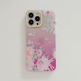 thumbnail image 3 of Dteck?for?iPhone?13 Pro Max?Ultra?Case?6.7" 2021, TPU Bumper Ultra Thin Transparent Flower Shockproof Protective Case for iPhone?13?Pro Max Ladies Girls Women, Pink Flower, 3 of 8