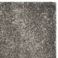 thumbnail image 5 of SAFAVIEH New Orleans Darius Solid Polyester Shag Area Rug, Grey, 5' x 5' Square, 5 of 6