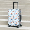 thumbnail image 6 of Haiem Ocean animals Pattern Luggage Cover Printed Suitcase Covers for Luggage Elastic Washable Suitcase Protector Fits 18-32 Inch Luggage-Medium, 6 of 7