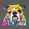 thumbnail image 5 of Wild Bobby Dean Russo Neon Colorful Pug Dog The Bulldog Dog Lover Women Slim Fit Junior Tee, Dark Grey, X-Large, 5 of 5