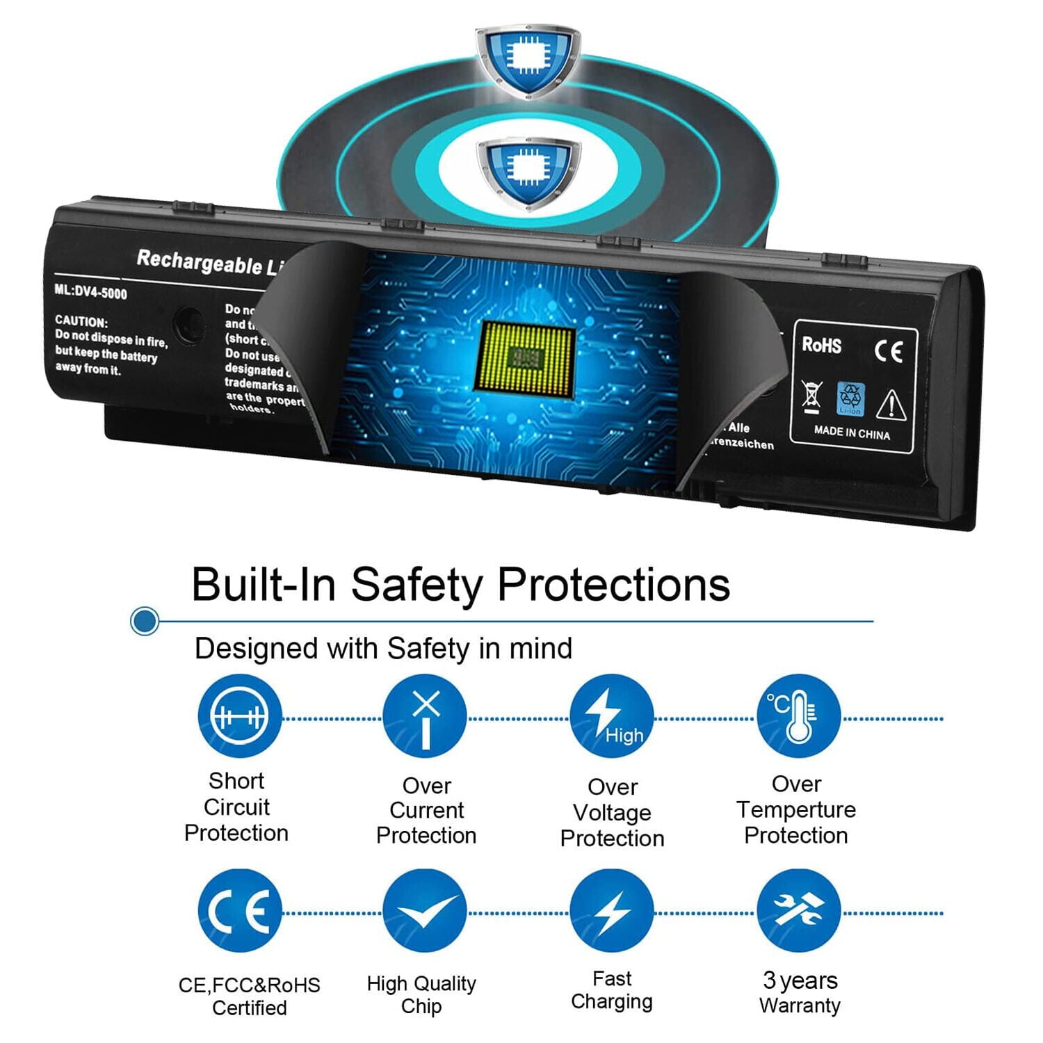 MO06 Spare 671731-001 672412-001 Battery for HP Envy M6-1045DX  