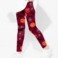 thumbnail image 5 of Spazoro Kids Girls Leggings, Floral Print Skinny Fall and Winter Polyester Straight Leg Pants for Child Girls Multicolor Size 5 T, 5 of 5
