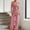 Pink, variant on Womens Pajamas Set Sevevn Womens Casual Stripe Round-Neck Long Sleeve Blouse Fashion Pants Pajamas Suit