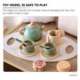 thumbnail image 3 of USHOBE 1 Set 15 Pieces Tea Set for Toddlers with Plastic Material for Hand Eye Coordination Training, 3 of 8