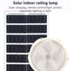 thumbnail image 2 of Inteprter Lámpara de techo alimentada por energía Solar, mando a distancia, recargable, sellado, para dormitorio, balcón, luz a Iluminación y accesorios 240M 100W, 2 of 6
