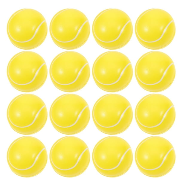 BRIGHTFUFU 24 Uds pelotas deportivas de espuma Mini pelotas de tenis antiestrés para fiestas favorece la relajación y el juego sensorial juguetes suaves para apretar para relajarse