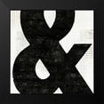 thumbnail image 2 of Mullan, Michael 20x20 Black Modern Framed Museum Art Print Titled - Punctuated Black Square III, 2 of 5