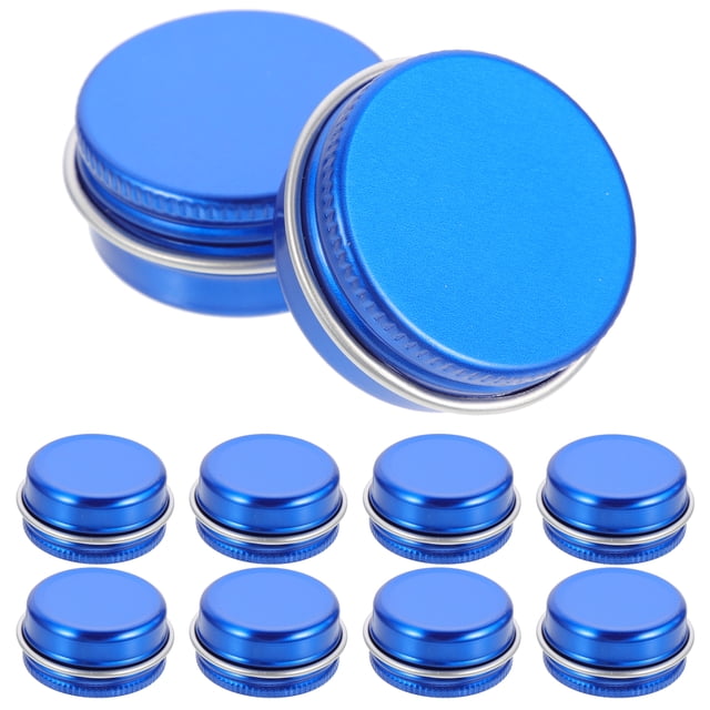 10 latas de metal para velas, recipientes pequeños para velas, tarros para velas, latas de embalaje para cosméticos, latas de metal