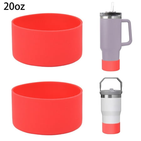 

2 Pieces Of 7.5cm Silicone Solid Color All-match Fashion Environmental Protection Space Cup Bottom