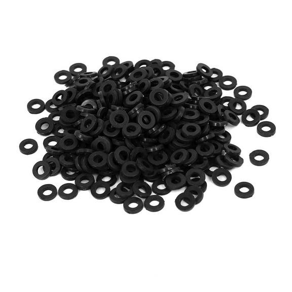 M2.5 x 5mm x 1mm Nylon Flat Pads Insulating Washers Gaskets Fastener 400PCS