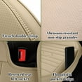 thumbnail image 4 of Leather Car Seat Cushion, All Season Full Coverage Seat Cover, Breathable Ventilated with Superior Durability, Universal Fit for Cars, 4 of 6