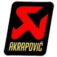 thumbnail image 1 of Akrapovic General Replacement High-Temp Exhaust Sticker, 120mm L x 35mm H, 1 of 1