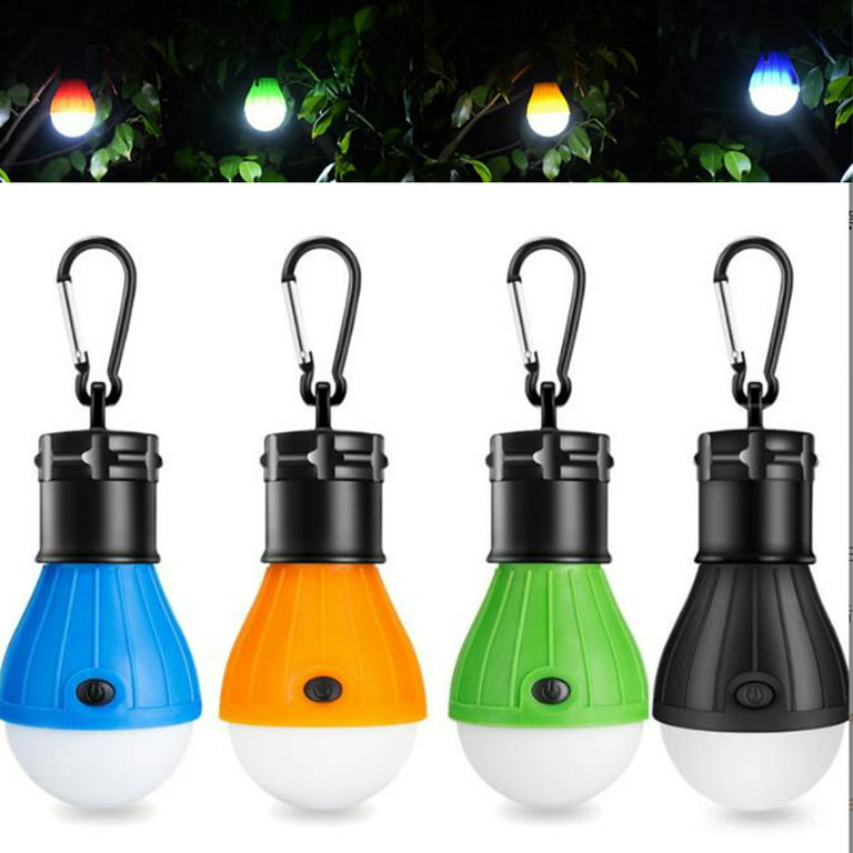 LED Camping Light [4 Pack] Portable LED Tent Lantern for Backpacking Camping  Hiking Fishing Emergency Light Battery Powered Lamp 