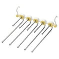 thumbnail image 1 of Perchero Plegable para Pantalones con Ganchos Dobles Giratorios, Colgador de Acero Inoxidable de Múltiples Capas para 5 Pantalones, Pinzas Antideslizantes, Organizador de Armario que Ahorra Espacio., 1 of 3