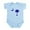 Sky Blue, variant on CafePress - Palmetto And Crescent Infant Bodysuit - Baby Light Bodysuit, Size Newborn - 24 Months