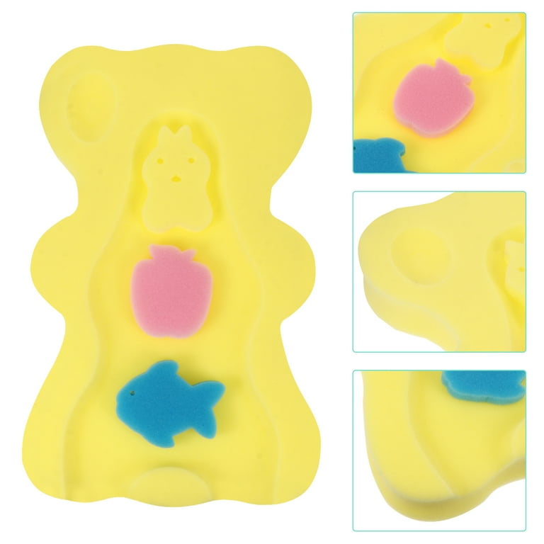 Baby Bath Sponge Support Infant Bath Cushion Comfy Skid Proof