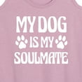 thumbnail image 3 of Instant Message - My Soulmate Dog - Women's Racerback Tank Top, 3 of 6