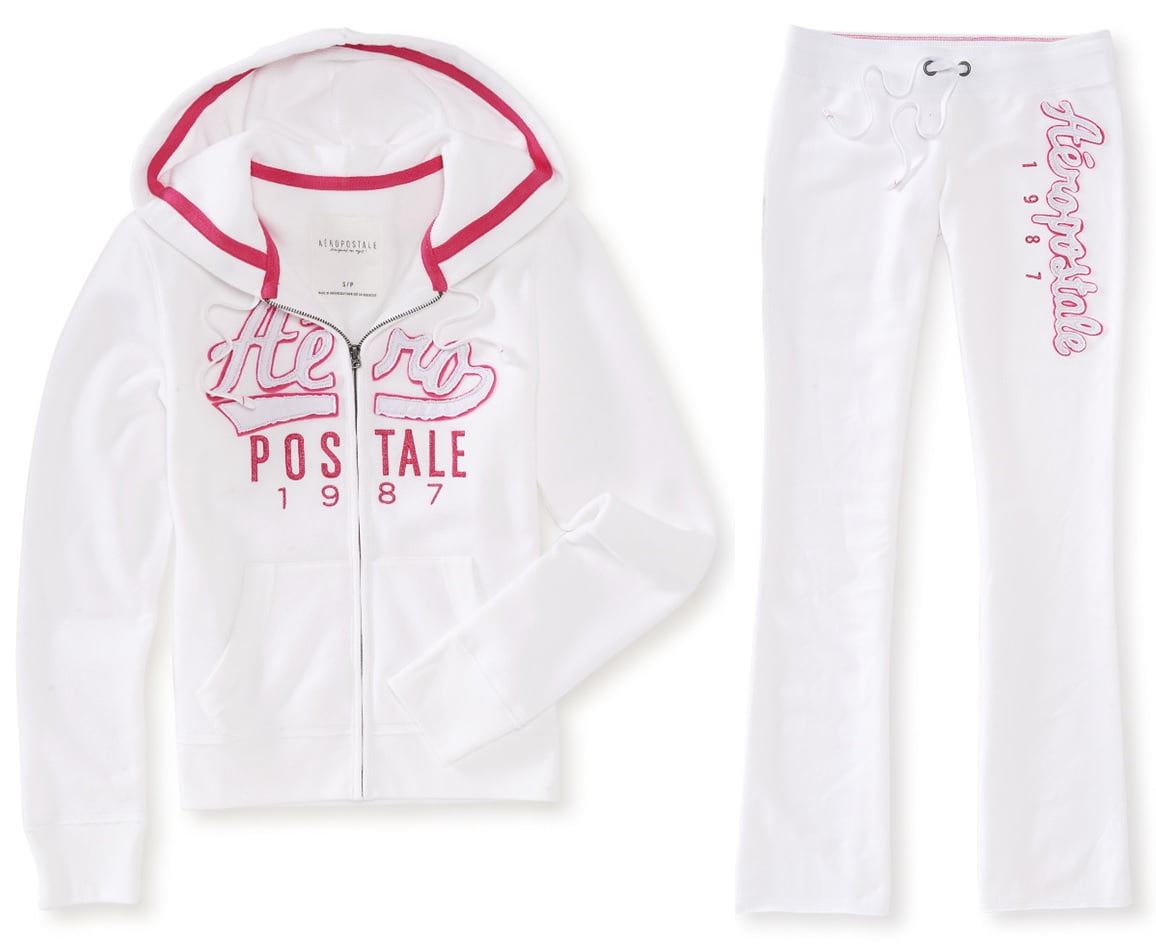 Aeropostale Women's Flare Sweatpants Jogger Outfits, Hoodie