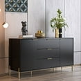 thumbnail image 2 of FESTIVO 58" Premium Storage Cabinet Dresser - Versatile and Stylish - Black, 2 of 8