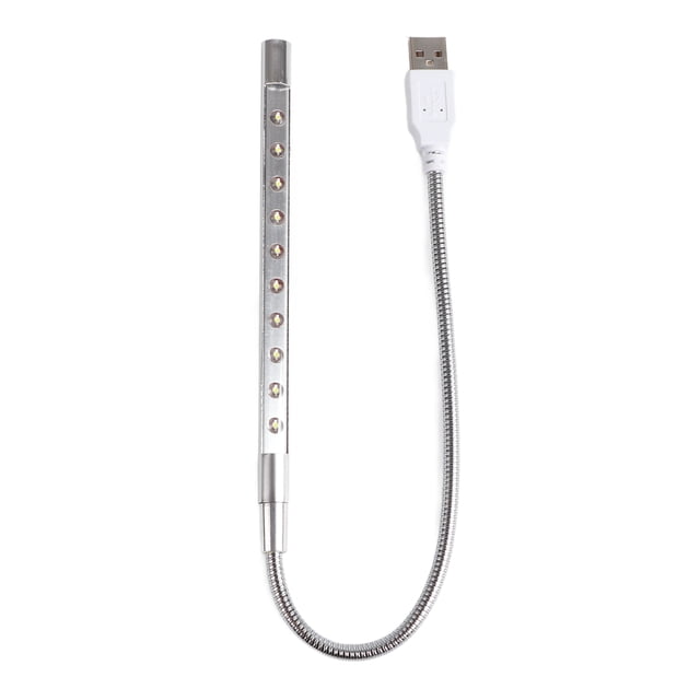 Luz LED USB para teclado de portátil, luz nocturna para ordenador portátil de bajo consumo para el hogar