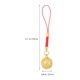 thumbnail image 2 of Mobile Phone Hanging Decor Alloy Mobile Phone Accessory Gift Golden Phone Decoration 1Set, 2 of 4