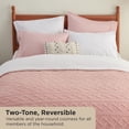 thumbnail image 2 of Manta Bedsure Gentlesoft Sherpa tamaño King color rosa 275x230 cm, 2 of 6