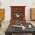 thumbnail image 3 of Duluth Forge Dual Fuel Ventless Gas Fireplace With Mantel - 32,000 BTU, Remote Control, Apple Spice Finish - Model# DFS-400R-2AS, 3 of 15