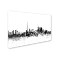 thumbnail image 2 of Trademark Fine Art "Toronto Canada Skyline B&W" Canvas Art by Michael Tompsett, 2 of 3