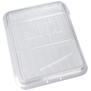 Isaac Jacobs 3-Pack Medium Clear Plastic Organizer Bins w/Handles, Food  Safe, BPA Free 