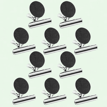 No Scratch Magnetic Clips - Strong Magnet Hook Clips for Photo Display, Whiteboard, Kitchen, Office, Fridge